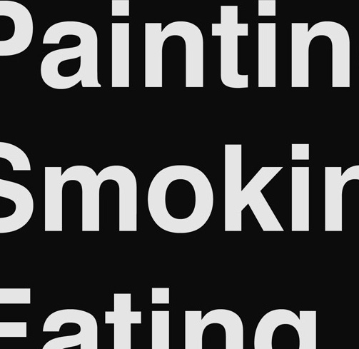 2014-04 Painting.Smoking.Eating